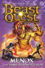Beast Quest: Menox the Sabre-Toothed Terror: Series 22 Book 1 Illustrated edition цена и информация | Книги для подростков  | pigu.lt