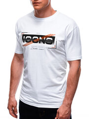 Marškinėliai vyrams Edoti S1713, balti kaina ir informacija | Vyriški marškinėliai | pigu.lt