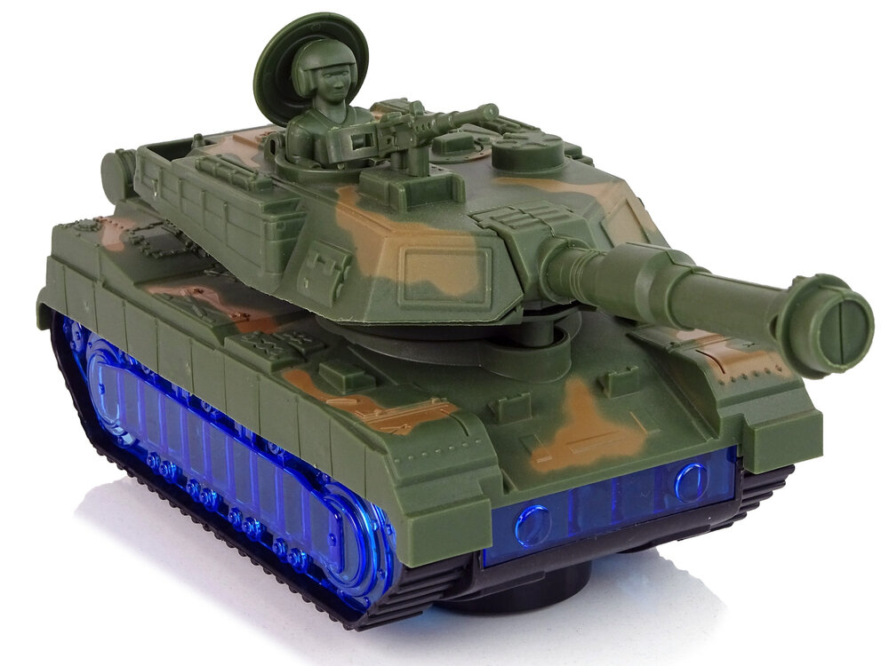 Su garso ir šviesos efektais Karinis tankas kaina ir informacija | Žaislai berniukams | pigu.lt
