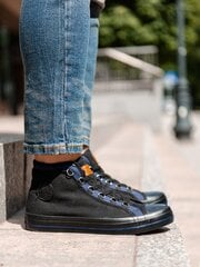 Laisvalaikio batai vyrams Ombre Clothing T375, juodi kaina ir informacija | Vyriški batai | pigu.lt