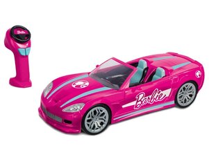 Radijo bangomis valdomas automobilis Orbico Barbie Pink Cabriolet kaina ir informacija | Žaislai berniukams | pigu.lt