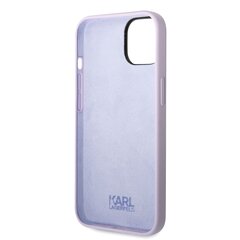 Karl Lagerfeld Liquid Silicone Ikonik NFT iPhone 14 Plus Purple kaina ir informacija | Telefono dėklai | pigu.lt