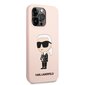 Karl Lagerfeld Liquid Silicone Ikonik NFT iPhone 13 Pro Max Pink kaina ir informacija | Telefono dėklai | pigu.lt