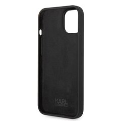 Karl Lagerfeld Liquid Silicone Choupette NFT iPhone 14 Plus Black kaina ir informacija | Telefono dėklai | pigu.lt