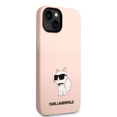 Karl Lagerfeld Liquid Silicone Choupette NFT Case for iPhone 14 Pink цена и информация | Чехлы для телефонов | pigu.lt