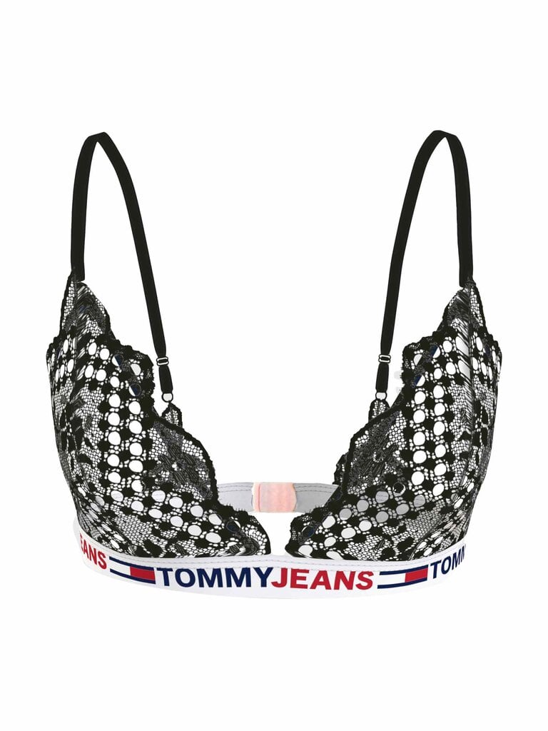 Liemenėlė moterims Tommy Hilfiger Jeans, juoda kaina ir informacija | Liemenėlės | pigu.lt