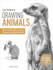 Drawing Animals: How to Create Realistic Drawings of Animals Using Graphite Pencils kaina ir informacija | Knygos apie sveiką gyvenseną ir mitybą | pigu.lt