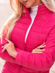 Демисезонная куртка CLR008, темно-розовая, 120048-6 цена и информация | Женские куртки | pigu.lt
