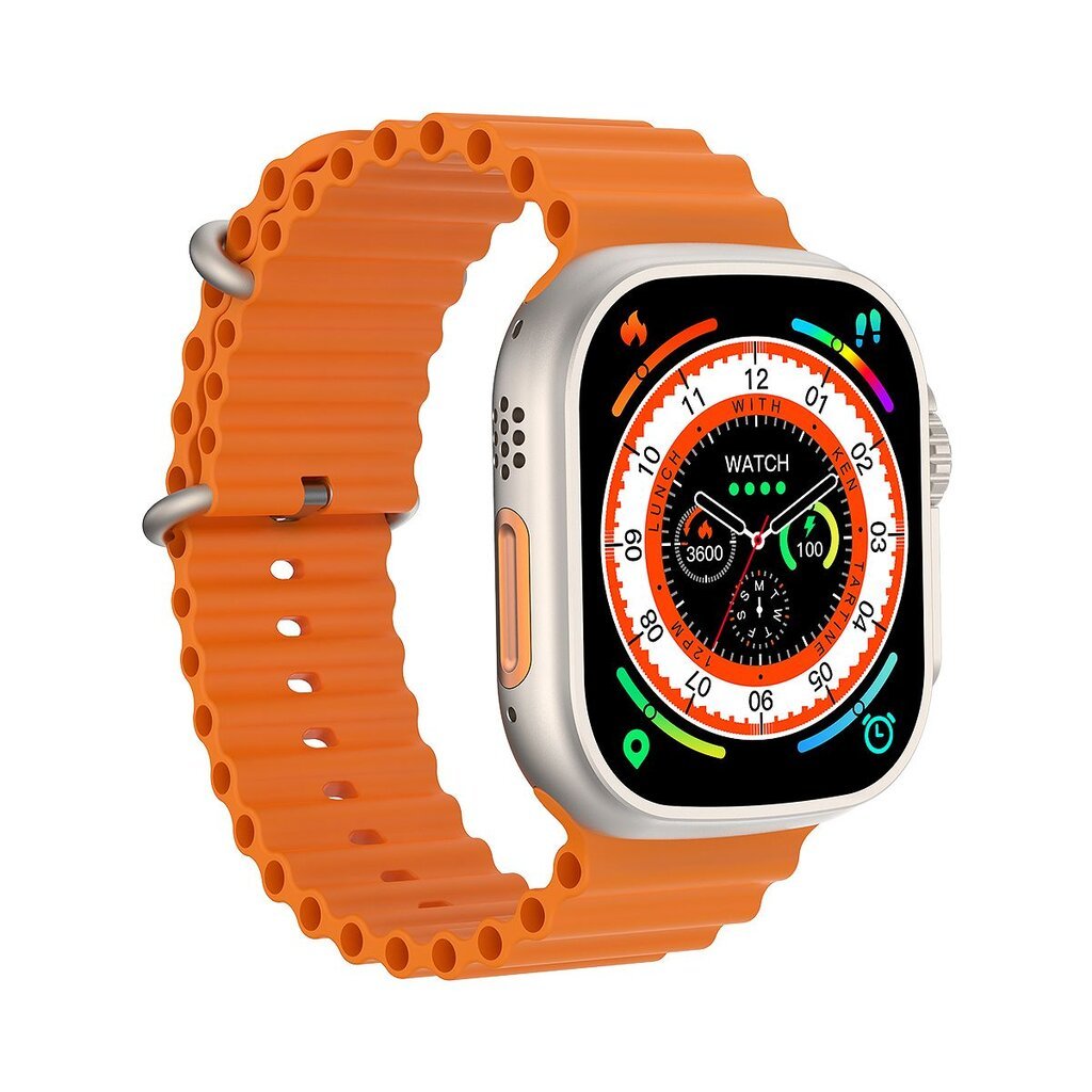 Microwear W68 Ultra Orange kaina ir informacija | Išmanieji laikrodžiai (smartwatch) | pigu.lt