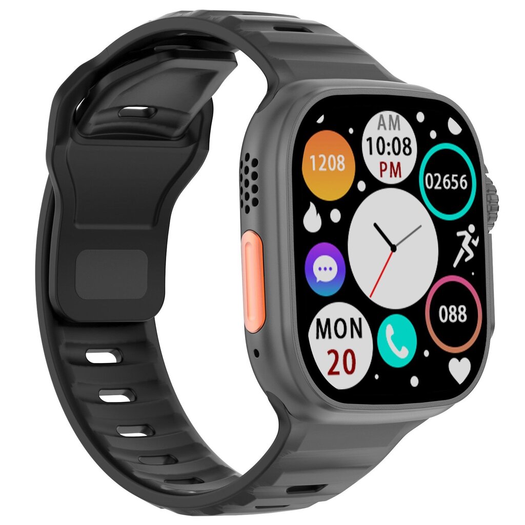 DT NO.1 DT8 Ultra Black kaina ir informacija | Išmanieji laikrodžiai (smartwatch) | pigu.lt
