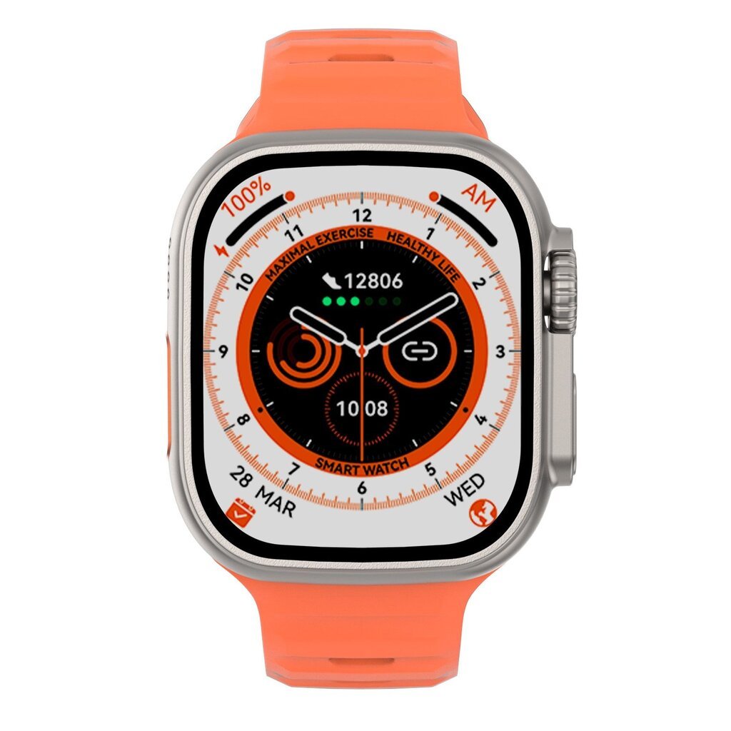 DT NO.1 DT8 Ultra Orange цена и информация | Išmanieji laikrodžiai (smartwatch) | pigu.lt