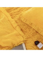 Плед Yeti, A434, темно-желтый цена и информация | Одеяла | pigu.lt