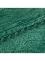 Плед Pompie, 150x200, A664, тёмно-зелёный цена и информация | Одеяла | pigu.lt