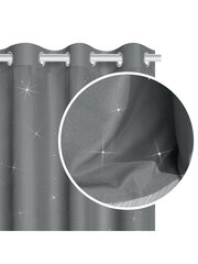 Штора, 140х250, А484, темно-серая цена и информация | Шторы | pigu.lt