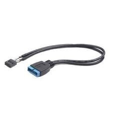 Gembird кабель PIN HEADER USB 3.0 (19 PIN) - USB 2.0 (9 PIN), 30 см цена и информация | Кабели и провода | pigu.lt