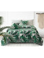 Jungle A537 antklodė, balta/žalia kaina ir informacija | Lovatiesės ir pledai | pigu.lt