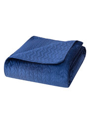 Moxie A544 dygsniuota lovatiesė, tamsiai mėlyna kaina ir informacija | Lovatiesės ir pledai | pigu.lt