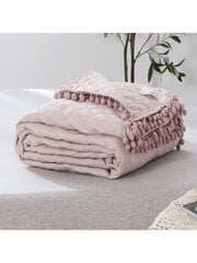 Pompoo A735 dygsniuota lovatiesė, rožinė kaina ir informacija | Lovatiesės ir pledai | pigu.lt