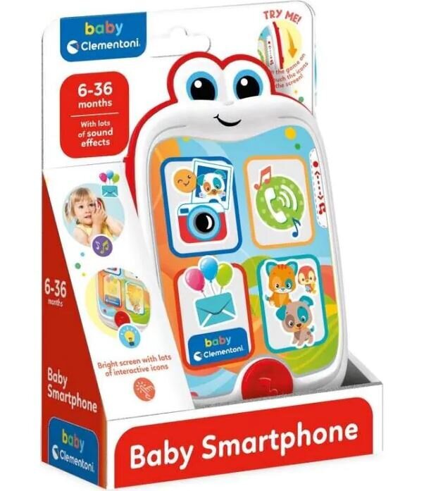 Kūdikių išmanusis telefonas Clementoni Baby kaina ir informacija | Žaislai kūdikiams | pigu.lt