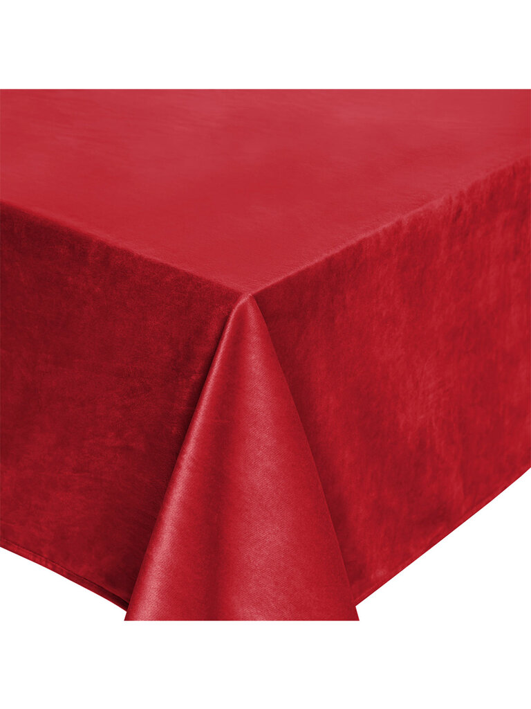 Soft A559 veliūrinė staltiesė, raudona kaina ir informacija | Staltiesės, servetėlės | pigu.lt