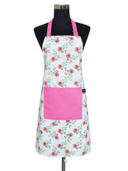 English Rose A701 prijuostė, rožinė kaina ir informacija | Virtuviniai rankšluosčiai, pirštinės, prijuostės | pigu.lt