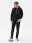 Sportinis kostiumas vyrams Ombre Clothing, juodas kaina ir informacija | Sportinė apranga vyrams | pigu.lt