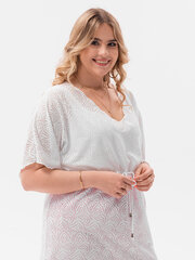 Туника Plus Size ULR130, белая, 115255-Y цена и информация | Туники | pigu.lt