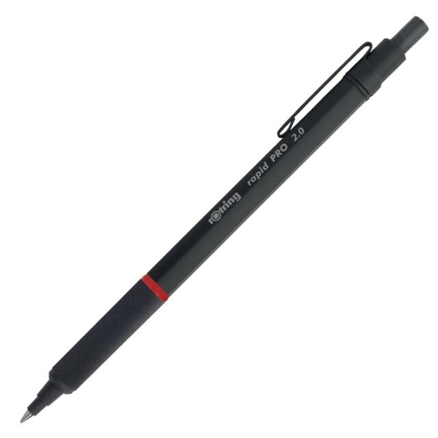 Rotring Rapid Pro Precision Pied Piper 2,0 mm juoda 1904260 цена и информация | Piešimo, tapybos, lipdymo reikmenys | pigu.lt