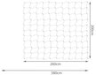 LED užuolaida - tinklas, 160 LED, šaltai balta цена и информация | Girliandos | pigu.lt