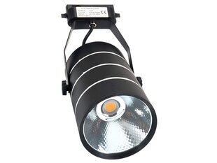 Светодиодный светильник для магазина Steka 30W - Черный - Теплый белый (3000K) цена и информация | Люстры | pigu.lt