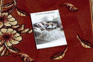 Rugsx ковровая дорожка BCF Trio, бордовая, 60 см цена и информация | Ковры | pigu.lt