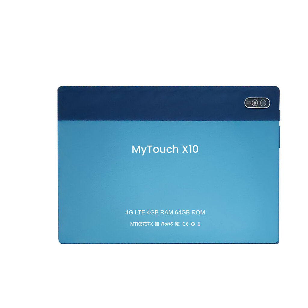 My Touch X10 ,64GB, 4G LTE, 4GB RAM, mėlyna , su dėklu kaina ir informacija | Planšetiniai kompiuteriai | pigu.lt