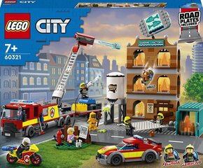 Prekė su pažeista pakuote. 60321 LEGO® City Ugniagesių brigada kaina ir informacija | Žaislai vaikams su pažeista pakuote | pigu.lt