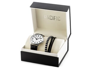Vyriškas laikrodis Pacific - dovanų rinkinys zy093a kaina ir informacija | Vyriški laikrodžiai | pigu.lt