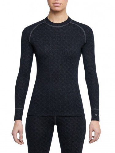 Termo apatiniai marškinėliai moterims Thermowave Xtreme, juodi kaina ir informacija | Termo apatiniai moterims | pigu.lt