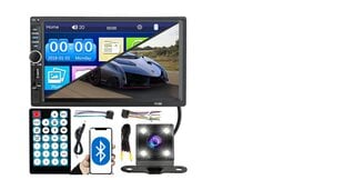 Автомагнитола BLUETOOTH 2DIN USB TOUCH + камера цена и информация | Автомагнитолы, мультимедиа | pigu.lt