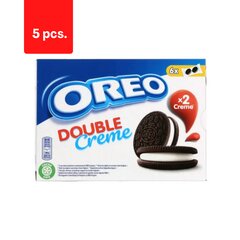 Sausainiai Oreo double creme, 170 g x 5 vnt. kaina ir informacija | Saldumynai | pigu.lt