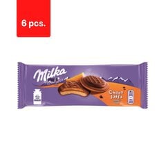 Sausainiai su apelsinų skonio įdaru Milka jaffa, 147 g x 6 vnt. kaina ir informacija | Saldumynai | pigu.lt