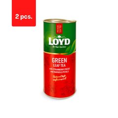 Чай зеленый рассыпной с кусочками клубники и лепестками календулы LOYD, 80 г x 2 шт.  цена и информация | Чай | pigu.lt
