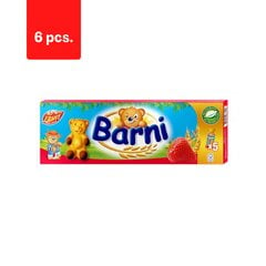 Печенье BARNI Клубничное пюре, 150 г x 6 шт.  цена и информация | Сладости | pigu.lt
