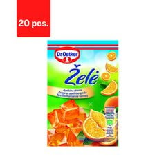 Apelsinų želė Dr.oetker, 77 g x 20 vnt. kaina ir informacija | Saldumynai | pigu.lt