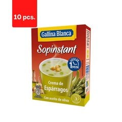 Густой суп быстрого приготовления GALLINA BLANCA, с ветчиной и тостами, 3 шт. / 57 г x 10 шт. цена и информация | Супы, бульоны | pigu.lt