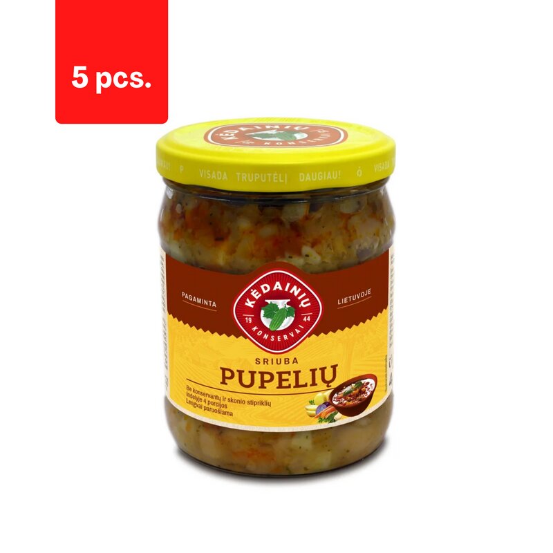 Pupelių sriuba Kėdainių, 480 g x 5 vnt. цена и информация | Sriubos, sultiniai | pigu.lt