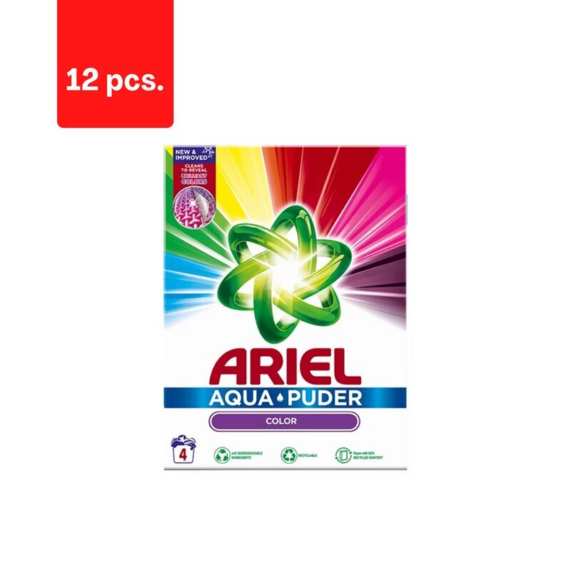 Ariel color skalbimo milteliai, 260 g x 12 vnt. цена и информация | Skalbimo priemonės | pigu.lt