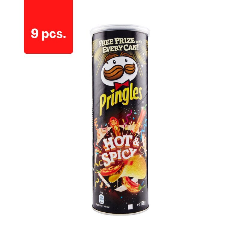 Užkandis Pringles hot & spicy , 165 g x 9 vnt. kaina ir informacija | Užkandžiai, traškučiai | pigu.lt