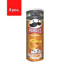 Užkandis Pringles paprika, 165 g x 9 vnt. kaina ir informacija | PRINGLES Maisto prekės | pigu.lt