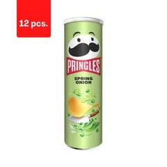 Закуска PRINGLES Spring Onion, 165 г x 12 шт. цена и информация | Закуски, чипсы | pigu.lt