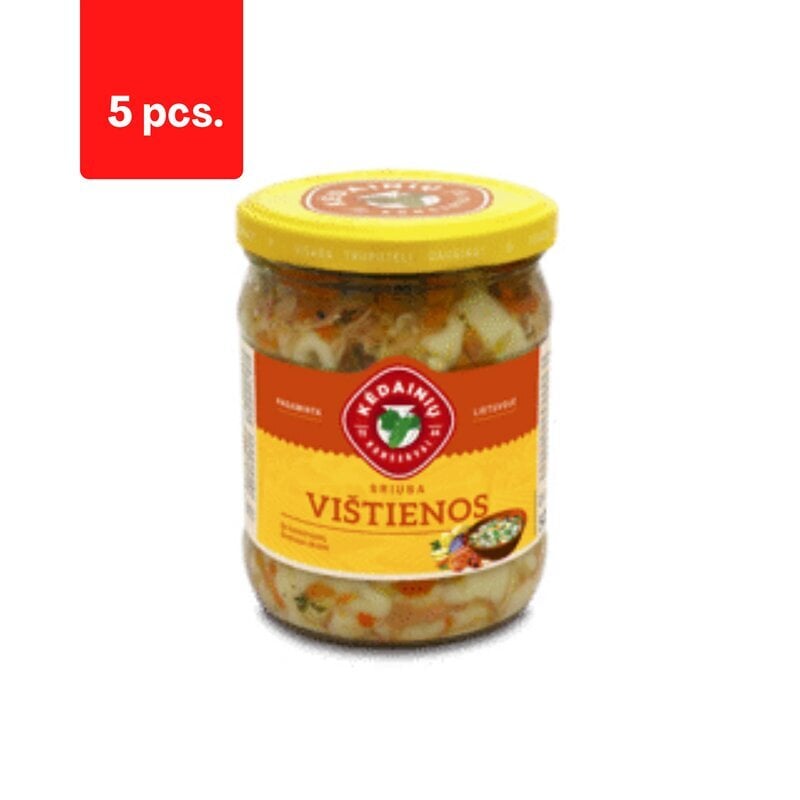 Vištienos sriuba su makaronais Kėdainių, 500 g x 5 vnt. kaina ir informacija | Sriubos, sultiniai | pigu.lt