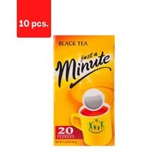 Чай черный JUST A MINUTE, 20 х 1.4 г х 10 пачек цена и информация | Чай | pigu.lt
