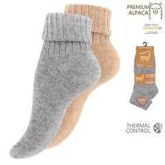 Женские носки из шерсти альпаки VCA 4121, 2 пары цена и информация | Женские носки | pigu.lt